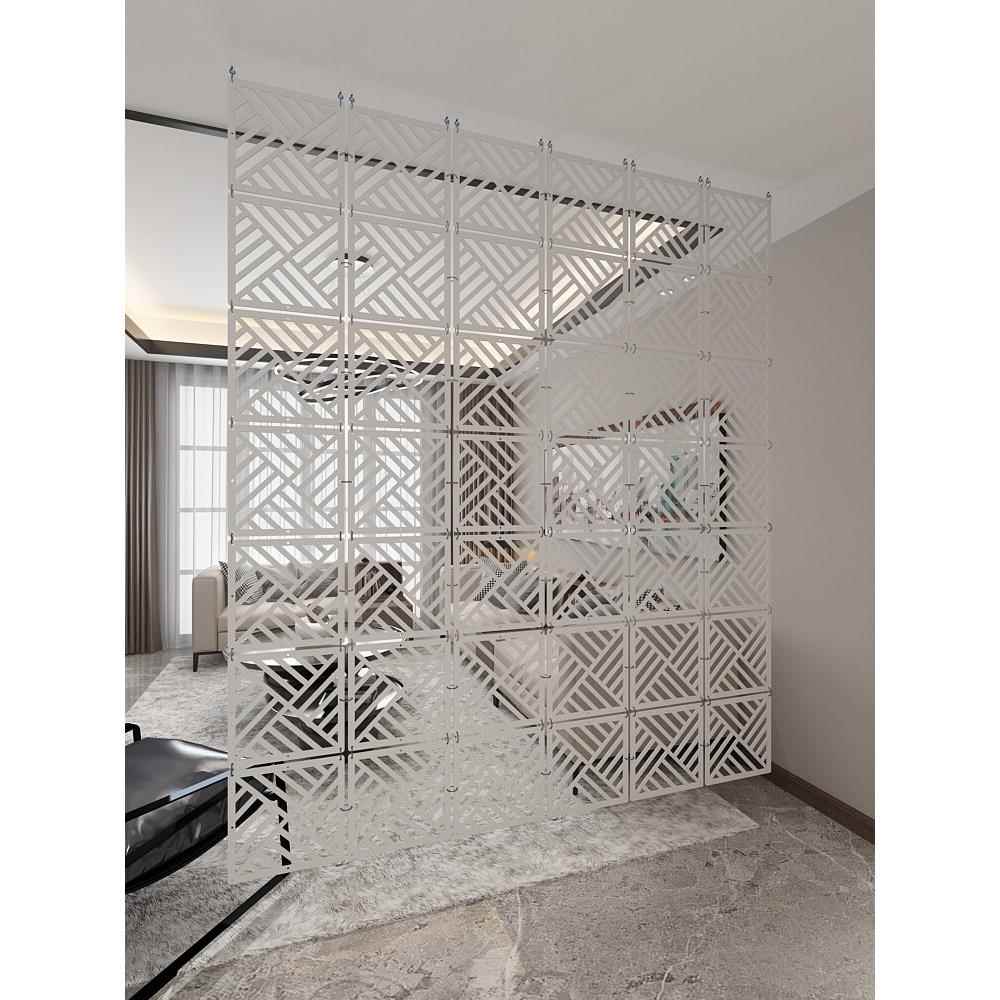 屏风帘子客厅隔断墙悬挂式装饰小户型卧室遮挡简易软帘子折叠玄关