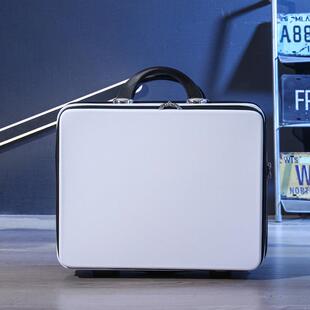 正品便携式618英寸级手提箱化妆女小盒子包1英寸密码盒轻量迷你收