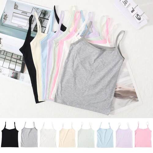 Developing Girls Training Underwear Vest Children Pure Cotto