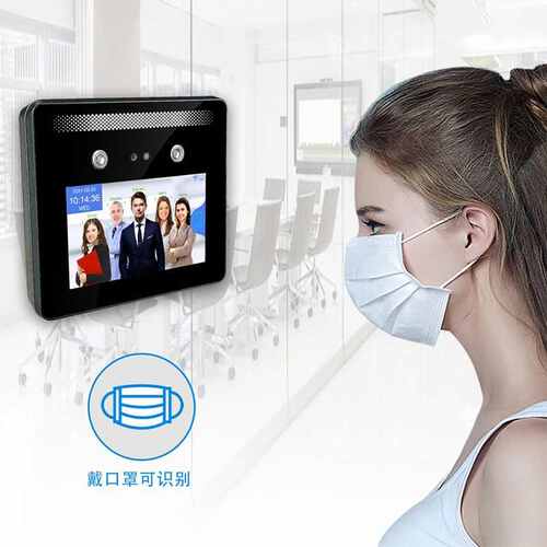5寸动态人脸识别门禁机 TM-AL05刷卡密码开门触摸屏人脸识别门禁