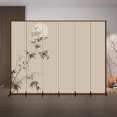 网红屏风新中式 现代客厅屏风隔断折叠移动酒店茶室遮挡办公室入户