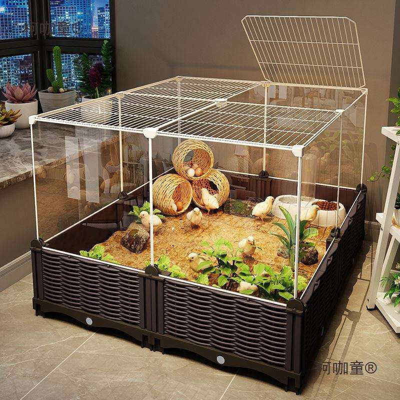 生态养殖鸡笼子芦丁鸡加密饲养箱家用育雏养殖大号号铁笼麦太保