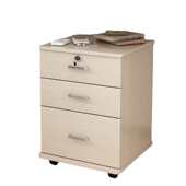 锁木质抽屉下储移动带办公桌小柜子文件柜柜活动收纳料柜轮矮物资