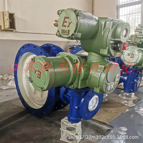一体式矿用隔爆型电动瓦斯蝶阀D9B4F-10C-DN600带煤安证四氟密封
