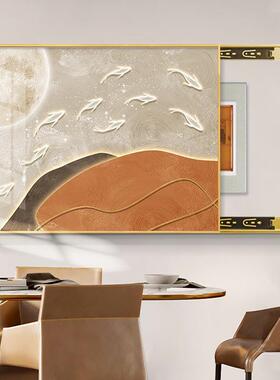 鱼图表箱装饰现代简约遮挡厅餐配电画箱电源SQ4004盒电免打孔创意