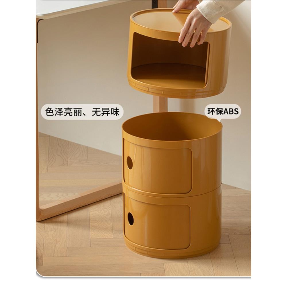 沙发边几边柜小几网0803-YXB简现约代创意客厅红圆桌子床茶头桌置