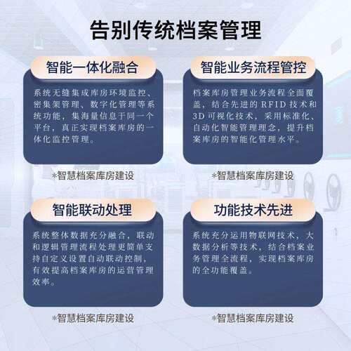 智慧一体化档案馆建设 智慧档案管理系统 RFID智能密集柜回转柜