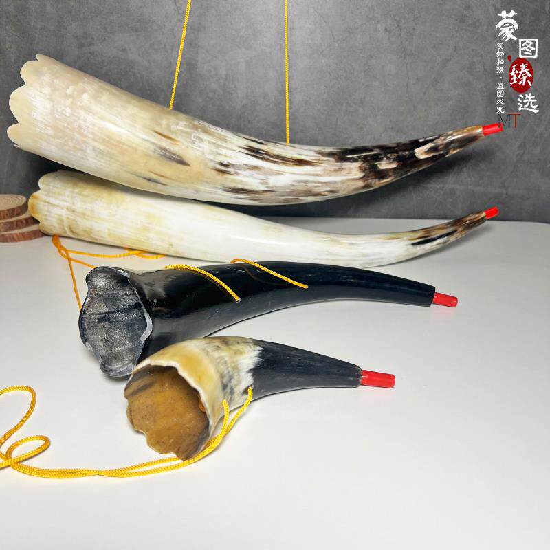 天然牛角号角喇叭特大号蒙古族特色内蒙古工艺品舞台道具吹奏乐器
