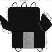 车载宠物垫 宠物车载坐垫防水牛津布户外外出汽车后排加高 现货款