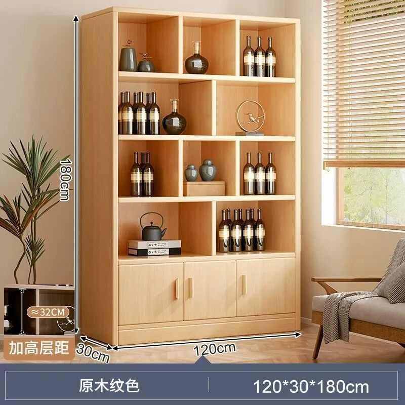实木酒柜家用客厅置物架展示柜商用简约小型玄关靠墙新款隔断酒架,住宅家具,酒柜,淘宝优惠券,粉丝福利购,淘宝优惠卷