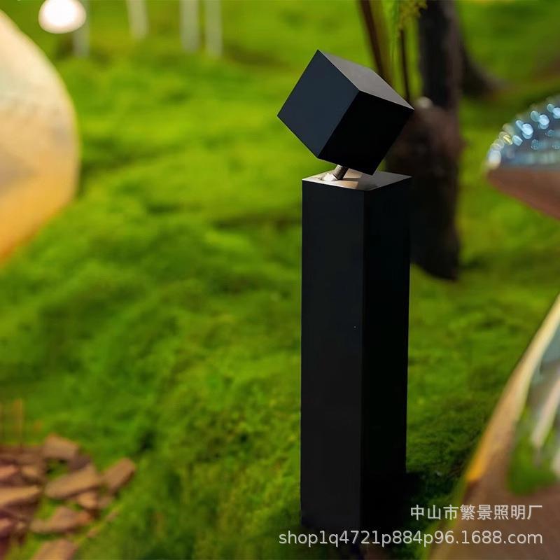 户外极简防水别墅庭院落地灯花园装饰草坪灯家用阳台露台氛围夜灯