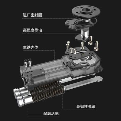 地弹簧H-830HD-83000无框玻璃门270有G重型转轴通用型K配D件大地