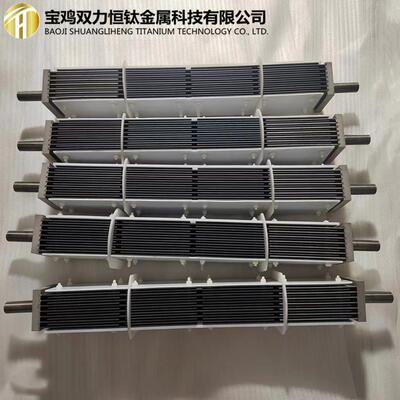 宝鸡双力恒钛水处理 污水处理用钌铱涂层钛电极组 钛阳极