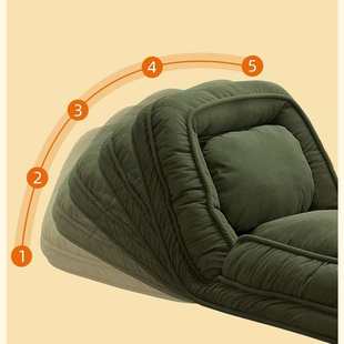 人类狗窝懒人沙发可躺可睡单人榻榻米巨大躺椅飘窗沙发床折叠两用