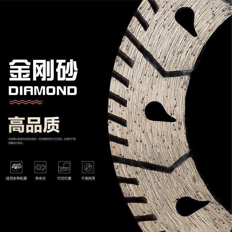 石材切割金刚石锯片带法兰大理石花岗岩开槽打磨切割片125/150mm图片