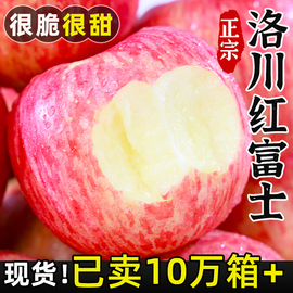 陕西洛川苹果9斤新鲜水果，红富士当季整箱，特级冰糖心一级大10