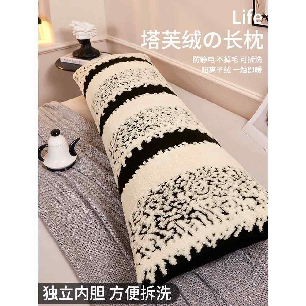 塔芙绒双人长枕套单个加厚防头油整套枕头芯内胆套2025新款枕头套