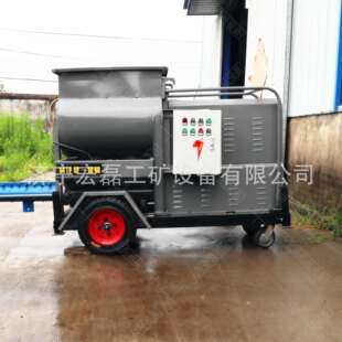 隧道边坡锚杆灌浆搅拌一体机桥梁加固用5000型螺杆注浆搅拌一体机