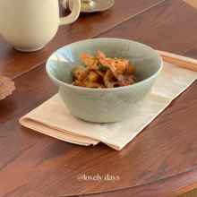 lovely days ins嫩绿色亮釉窑变渐变纹理陶瓷釉下彩酸奶碗小食碗