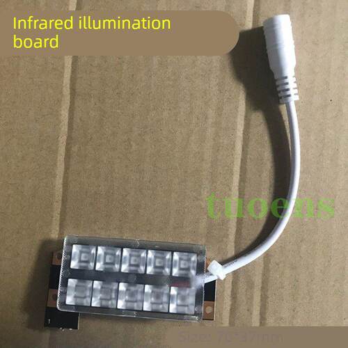 10灯方块形红外补光板 LED红外夜视补光灯 DC12V补光板监控配件