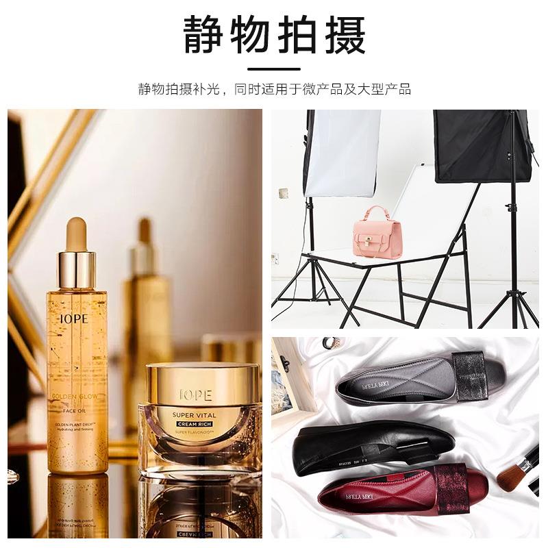 网红直播支架补光灯LED摄影灯手机直播主播美颜嫩肤柔光灯箱室内