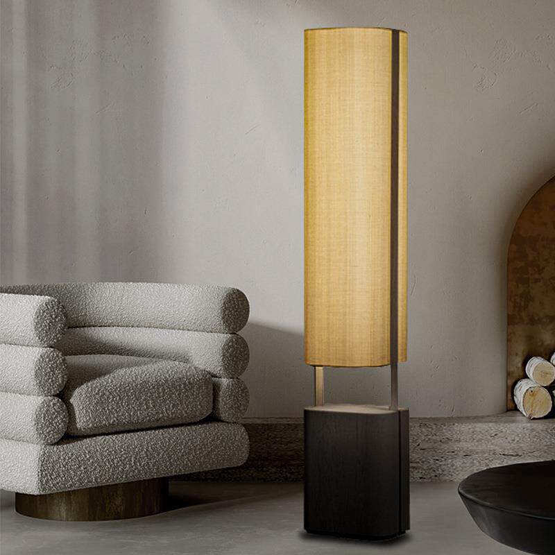 北欧创意酒店卧室床头布艺落地灯新中式后现代设计师极简立式灯具