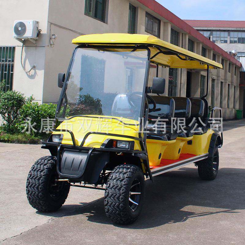 新能源越野电动车四轮高尔夫8座景区观光车看房车代步车厂家定制