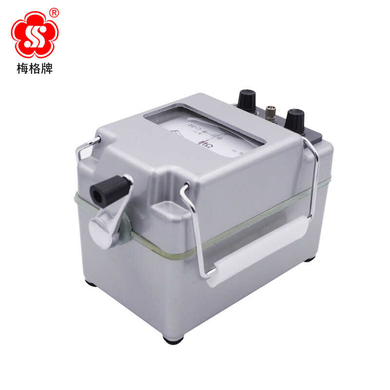 上海第六电表厂指针摇表ZC-7绝缘电阻表500V1000V2500V手摇兆欧表