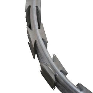 厂家供应地圈场水库刀片网刺锈 看守所不钢刀片刺网