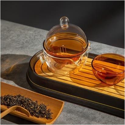 东客集（DongKeJi）福圆快客杯 茶具调性茶具玻璃通透饮茶办公杯