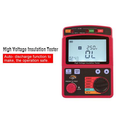 GM3125/GM3123数显兆欧表绝缘电阻测试仪数显高压兆欧表