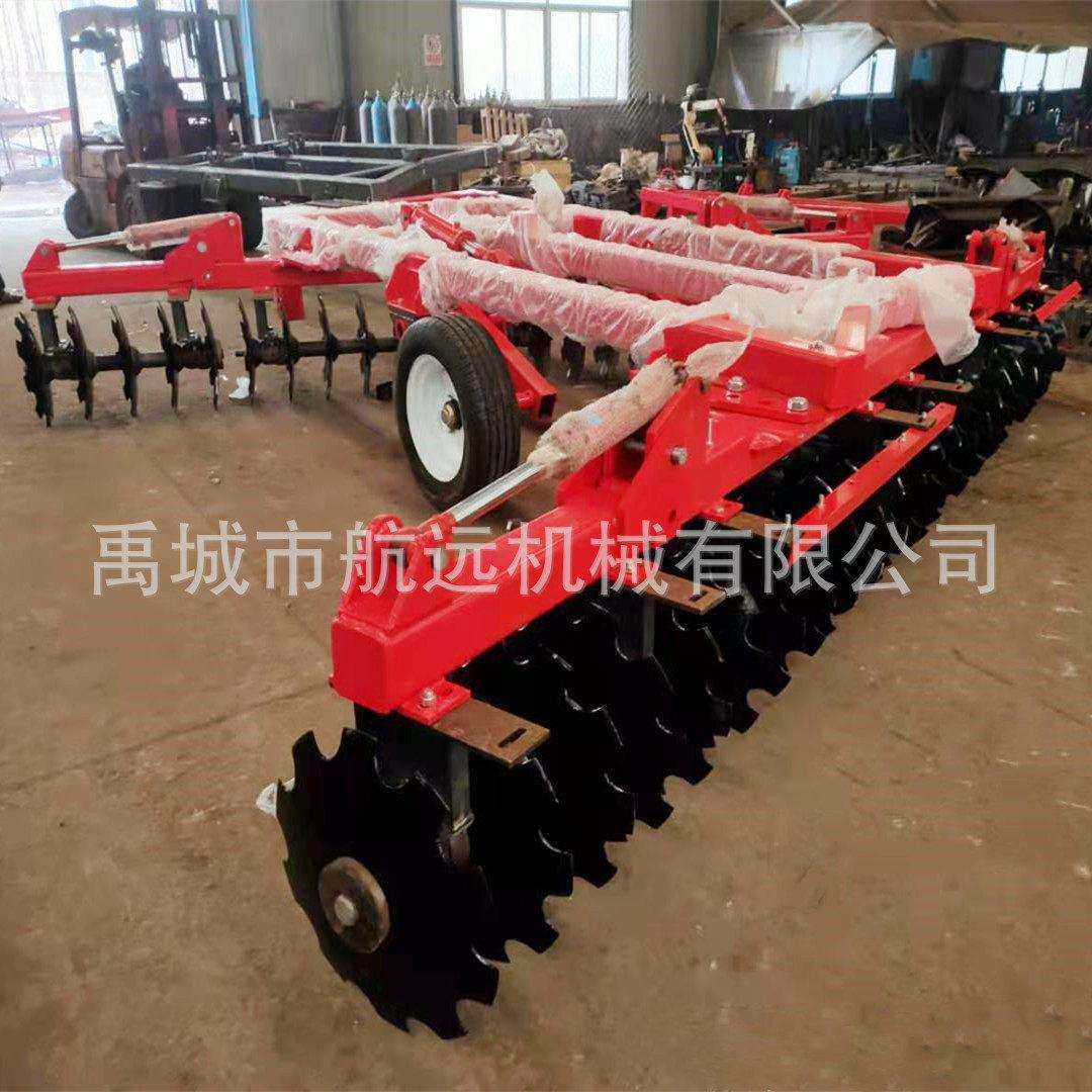 150-180马力的液压牵引式48片折翼重耙液压折叠开荒灭茬碎土耙