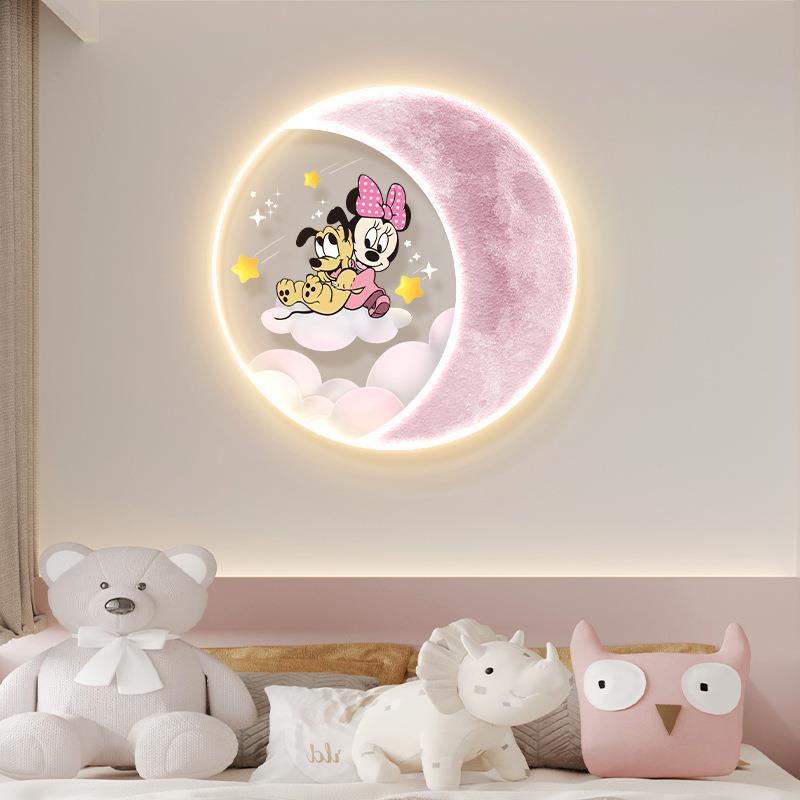 奶油风儿画童房卧YS51839-室装饰壁公主房女孩房间床头背景挂画通