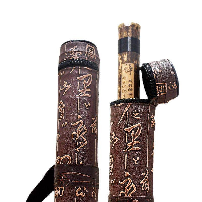 高档洞箫乐器初学门入专业G紫竹古风八孔调玉F短萧竖吹六学生长笛