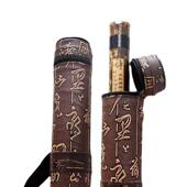 高档洞乐器箫初学入门专业G紫竹六古孔八F调玉风短萧竖吹学生长笛