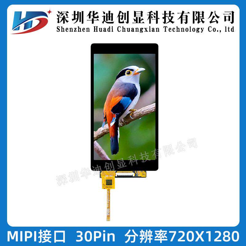 5寸tft 显示屏 5.0寸ips 高清720x1280竖屏ILI9881液晶屏mipi接口