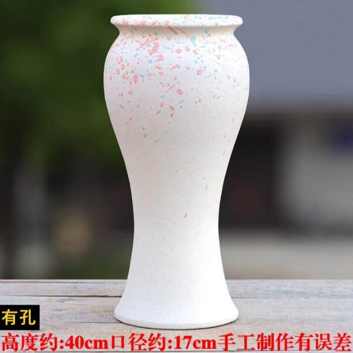 粗陶多肉花盆透气陶罐大号装饰庭院摆件直筒九尾狐悬崖老桩高花盆