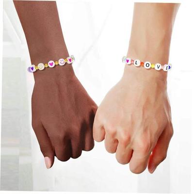 Acrylic Letter Square Bead DIY Bracelet Necklace Accessories