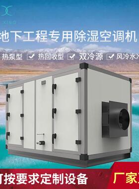风冷水冷型组合式热回收双冷源热泵地下工程专用除湿空调机组推荐