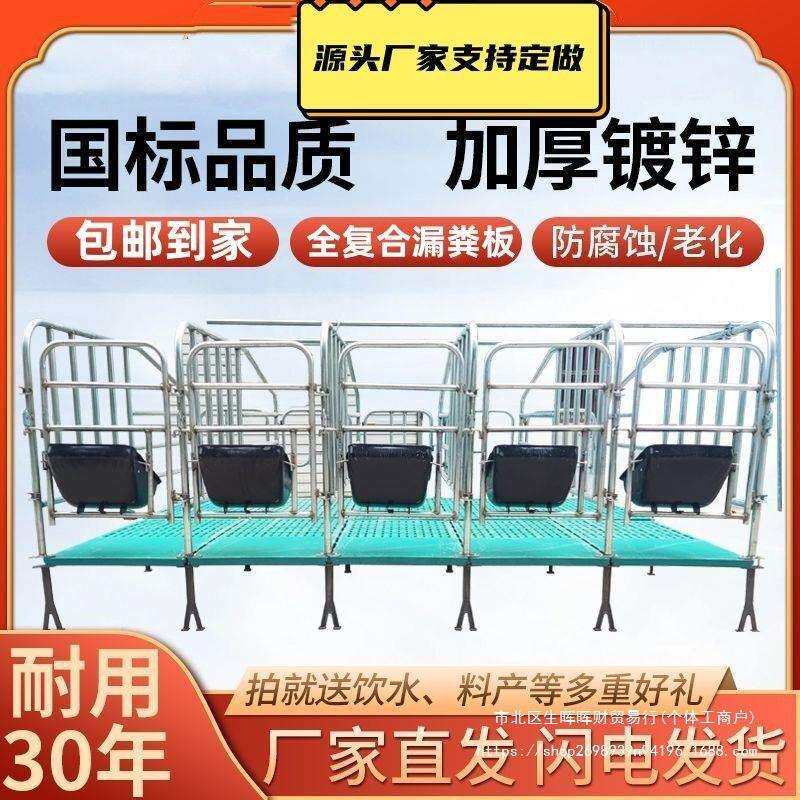 母猪地面猪用限位栏养猪场设备加厚地面围栏猪圈漏粪板设备其它