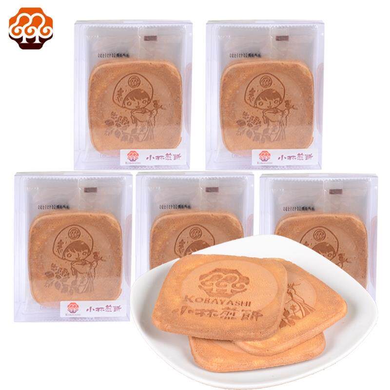 小林吉祥煎饼点心115g*3盒零食图案随机浓浓蛋香糕点休闲网红食品