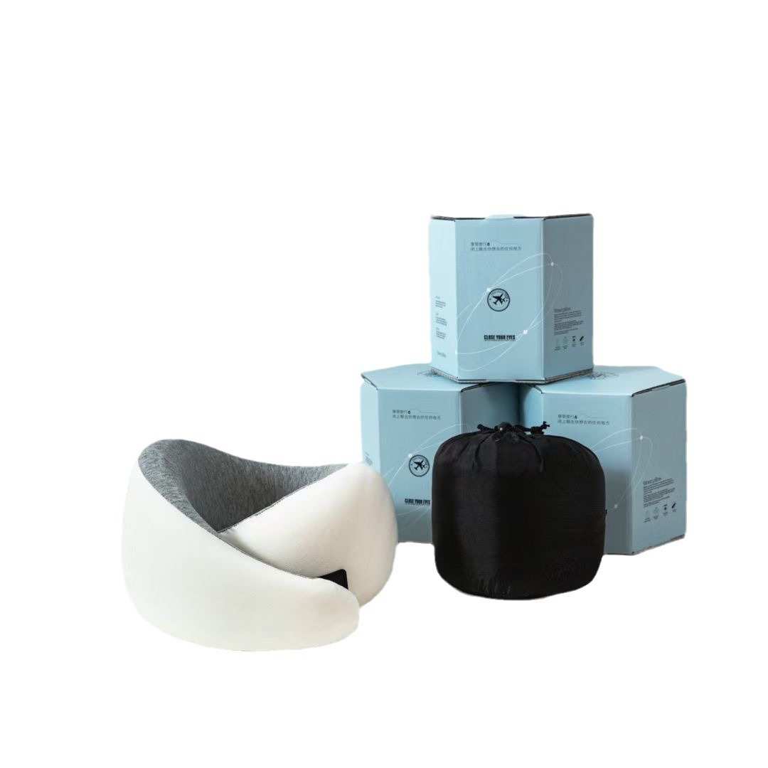 记忆棉护记忆旅行随行睡觉鸵鸟外出枕头u枕枕枕飞机便携午睡型