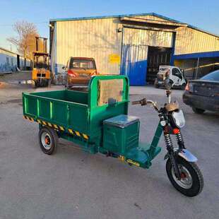 电动301三轮升降平园台车果摘货架装 卸称重升高平板车载重运采高