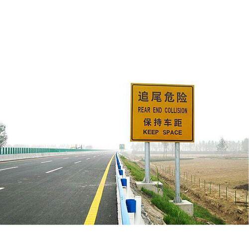 变截面高强度指示标志牌悬臂式标志杆2f标志杆八角监控杆规格多样