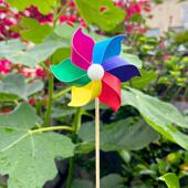 儿童节多巴胺迷你六彩户外装 饰玩具 饰节日活动盆栽装