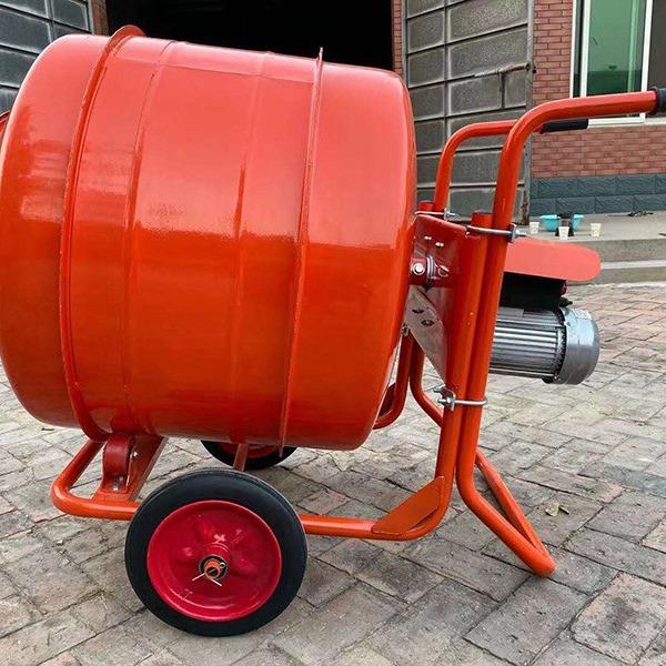 混凝土搅拌罐160L小型搅拌机水泥砂浆工地用移动式搅拌机手推滚筒