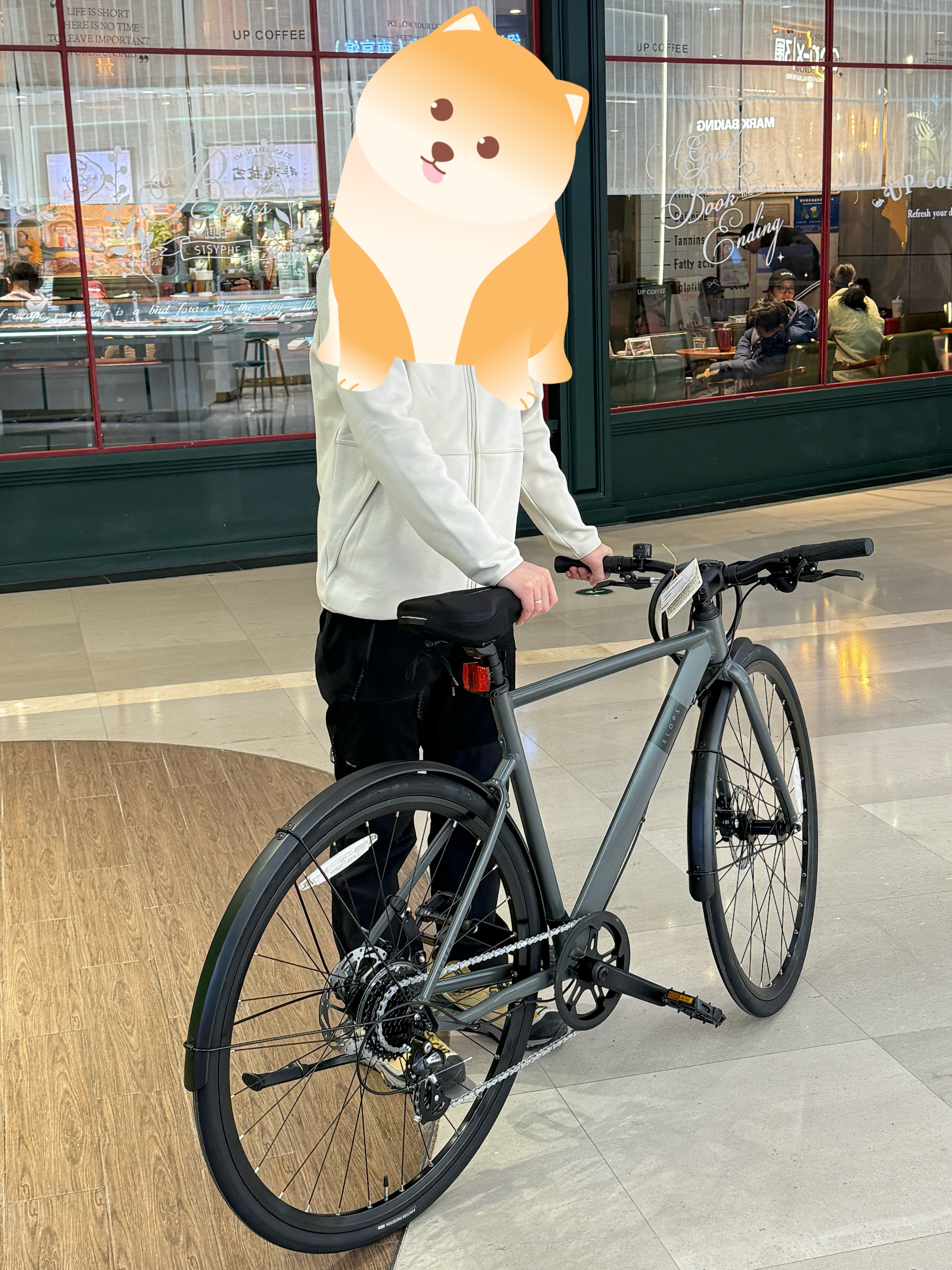 Городской велосипед Decathlon Speed 900 легкий шоссейный 8 скоростей дисковые тормоза photo review