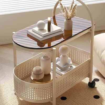 简约现风可移动推车代LXM沙发边几边柜小茶几可移动厅家侧用小客