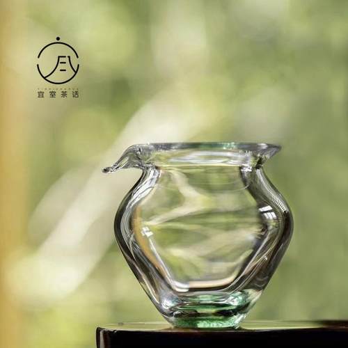 饴山琉璃公道杯中式手工吹制玻璃茶海家用功夫分茶器匀杯茶道配件