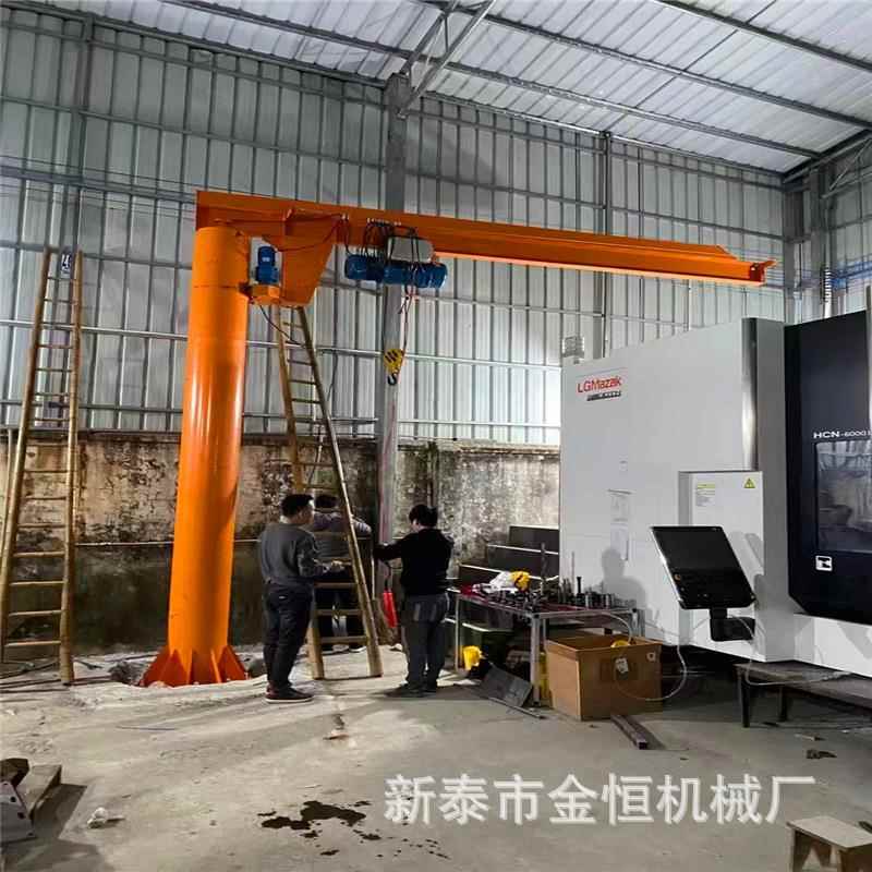 60度自由旋转悬臂起重机吊臂1吨吨独臂电动旋转手推移动单臂吊